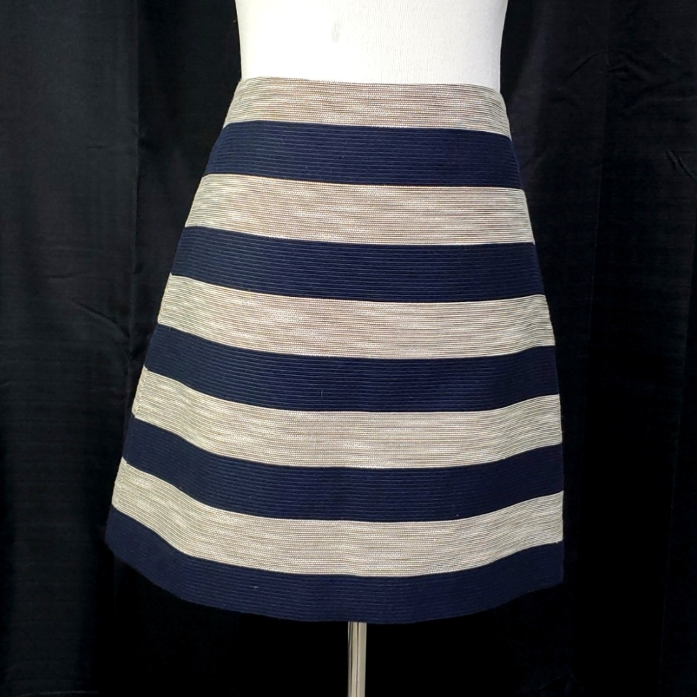 Loft striped skirt